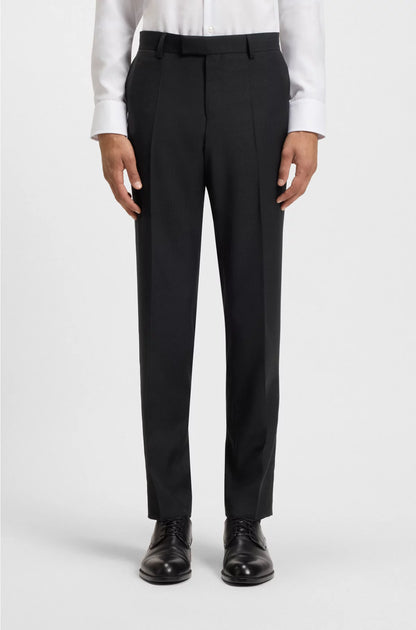 TWO-PIECE SLIM-FIT SUIT IN PINSTRIPE VIRGIN WOOL