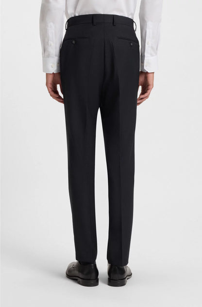 TWO-PIECE SLIM-FIT SUIT IN PINSTRIPE VIRGIN WOOL