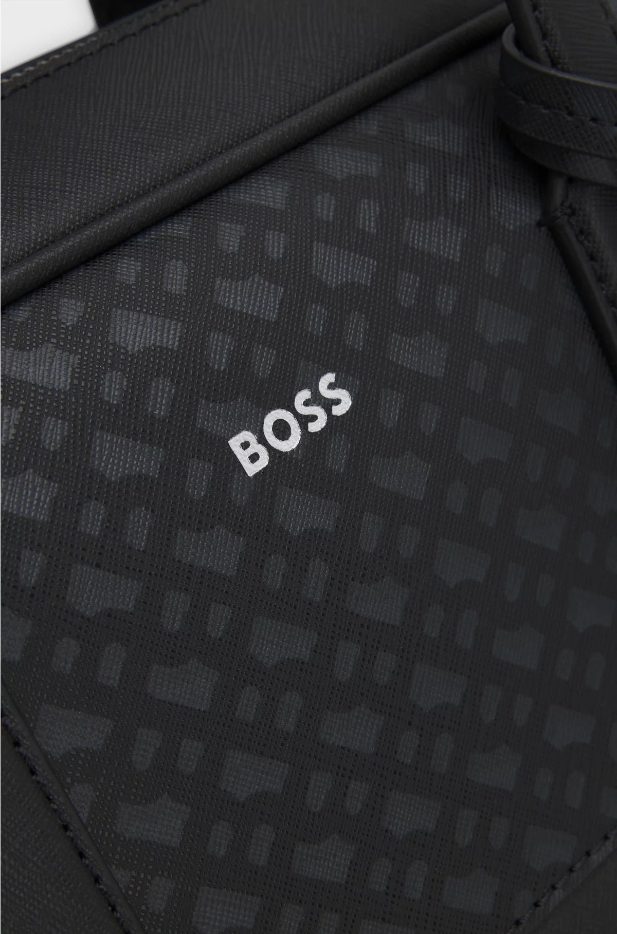 MONOGRAM DOCUMENT CASE WITH FOIL-EMBOSSED LOGO