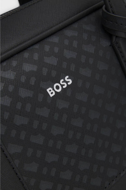MONOGRAM DOCUMENT CASE WITH FOIL-EMBOSSED LOGO