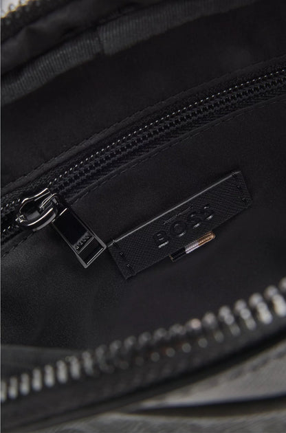 MONOGRAM REPORTER BAG WITH FOIL-EMBOSSED LOGO