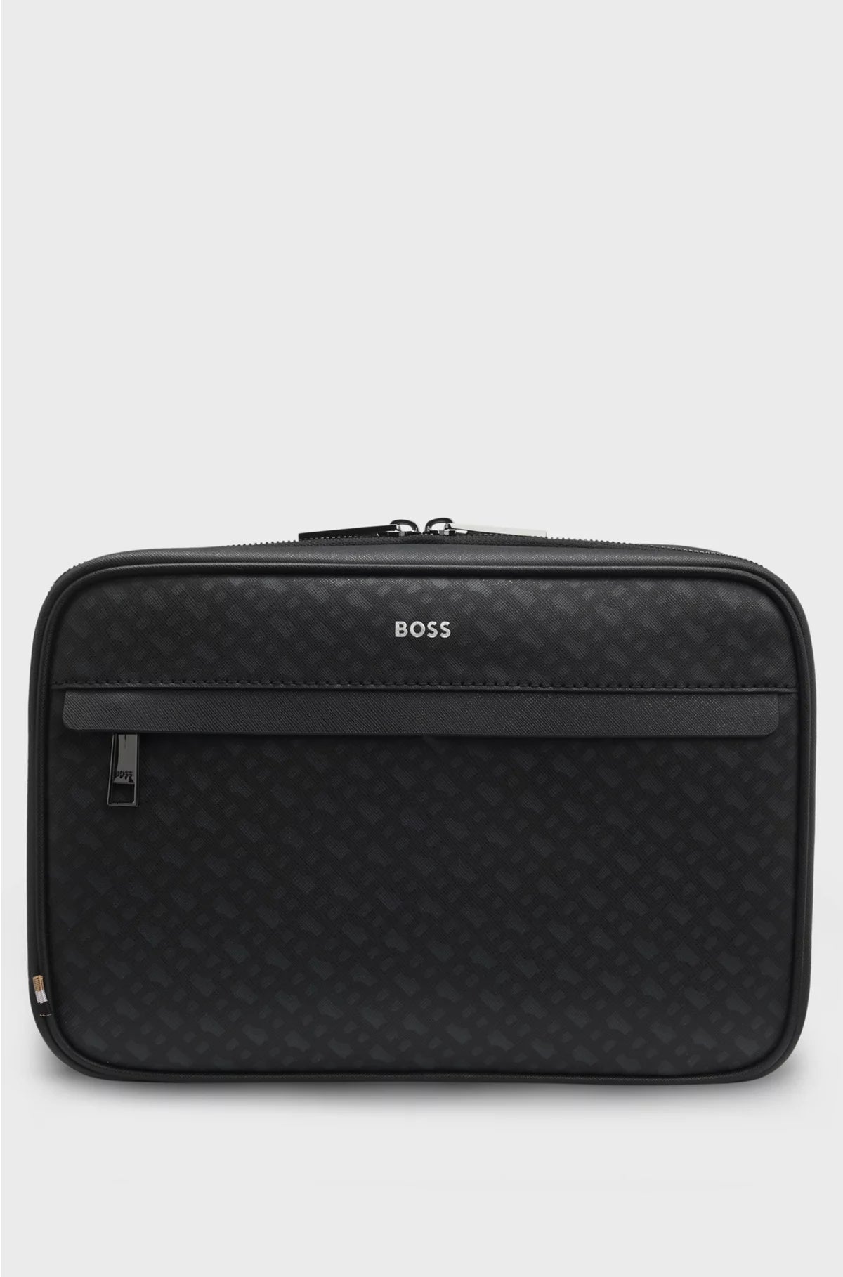 MONOGRAM WASHBAG WITH FOIL-EMBOSSED LOGO