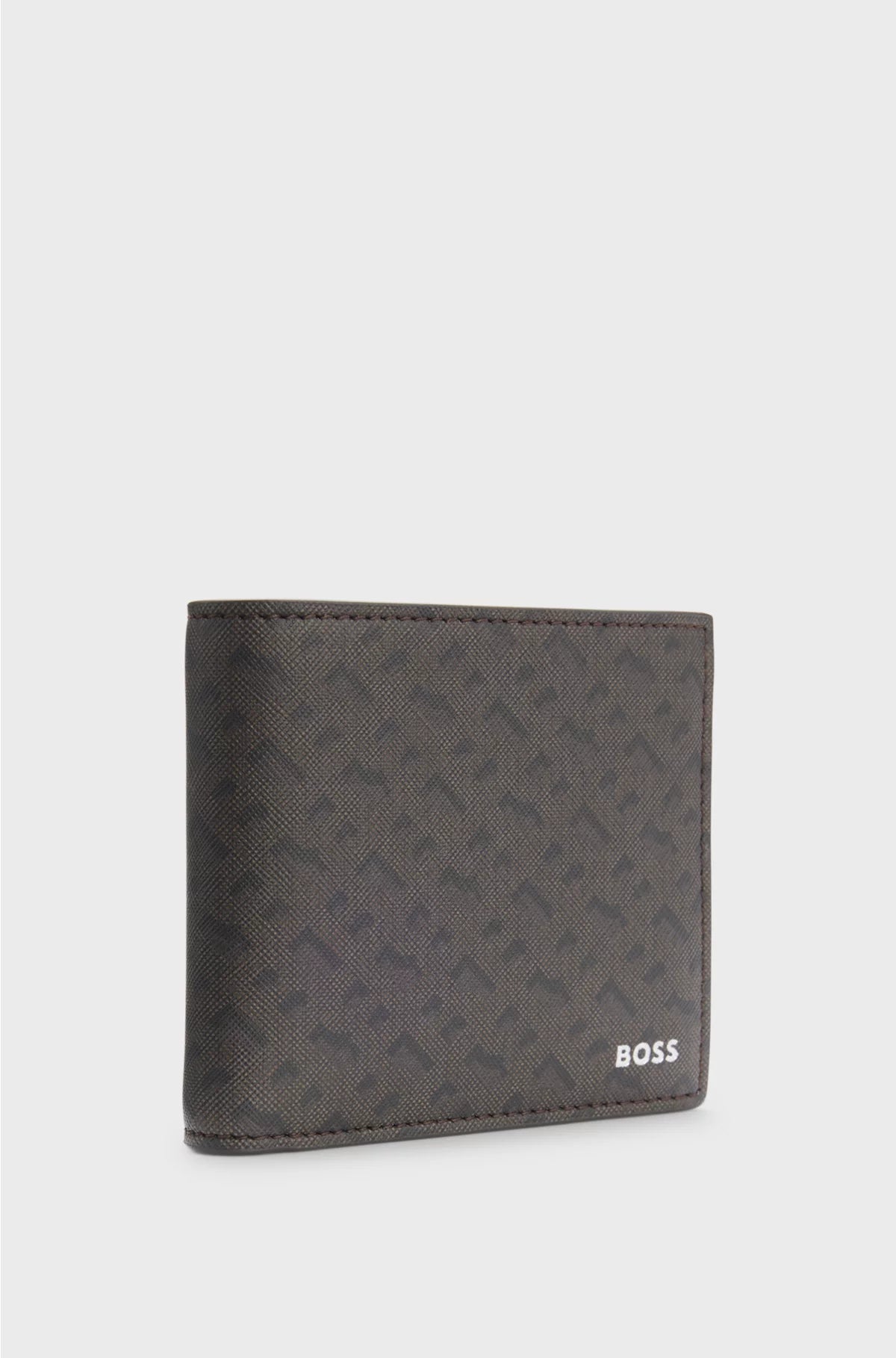 MONOGRAM WALLET WITH FOIL-EMBOSSED LOGO