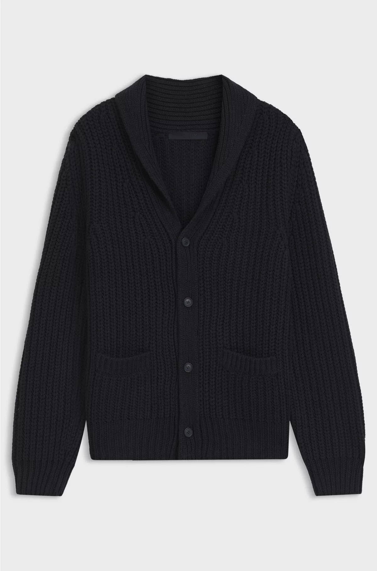 RELAXED-FIT CARDIGAN IN WOOL AND CASHMERE