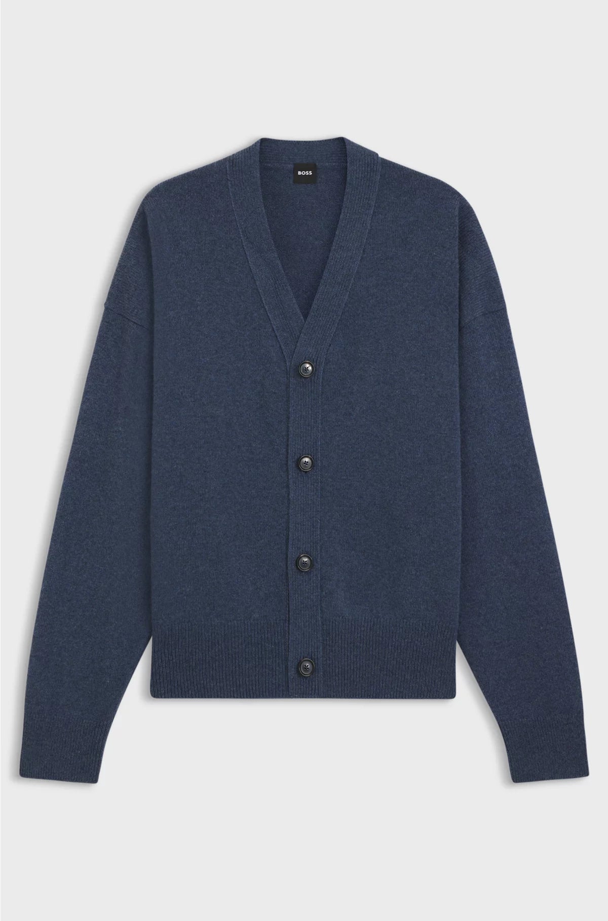 RELAXED-FIT CARDIGAN IN VIRGIN WOOL