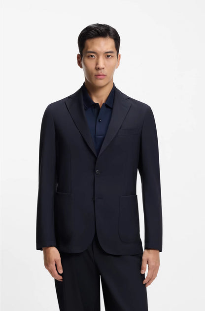 SLIM-FIT BLAZER IN A WASHABLE WOOL BLEND
