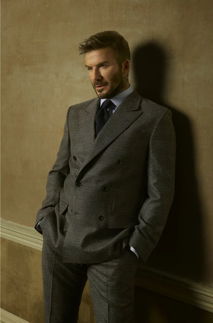 SLIM-FIT SUIT JACKET IN CHECKED WOOL