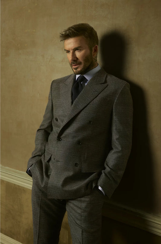 SLIM-FIT SUIT JACKET IN CHECKED WOOL