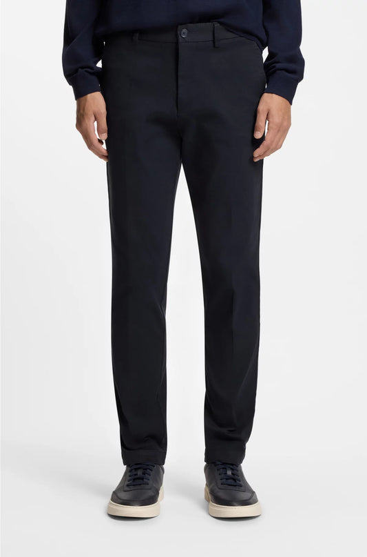SLIM-FIT TROUSERS IN STRETCH-COTTON TWILL