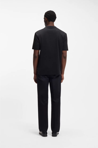 MERCERISED-COTTON T-SHIRT WITH DOUBLE B MONOGRAM
