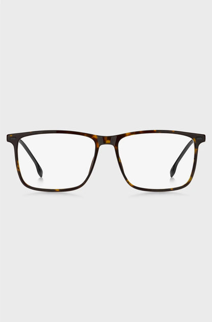 HAVANA-ACETATE OPTICAL FRAMES WITH BLACK-STEEL TEMPLES