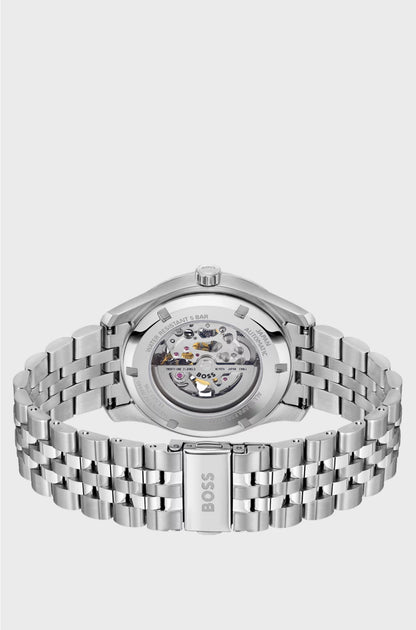 PRINCIPLE STAINLESS-STEEL AUTOMATIC WATCH WITH SKELETON DIAL