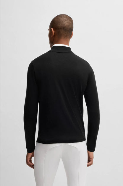 EQUESTRIAN TROYER SWEATER WITH LOGO PATCH