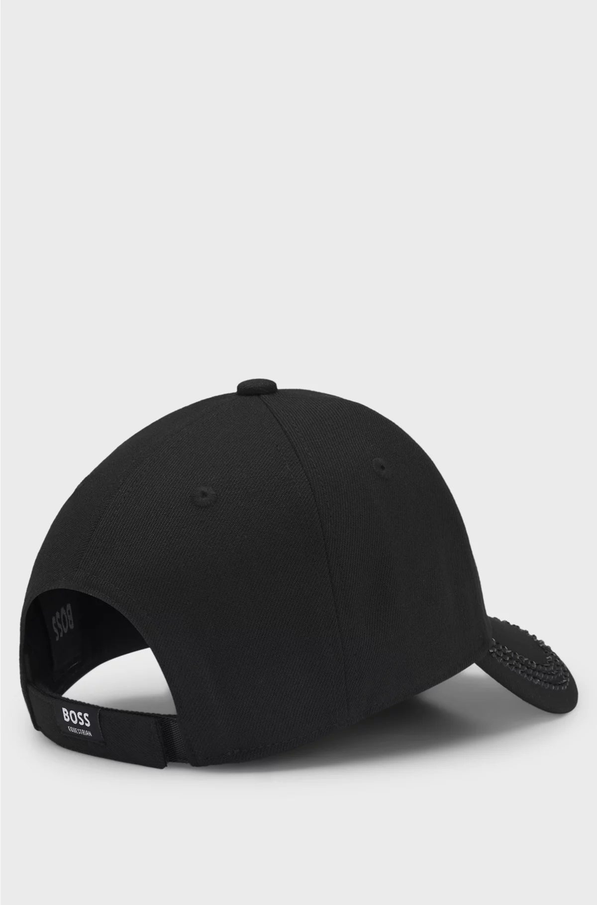 EQUESTRIAN CAP WITH CRYSTAL LOGO