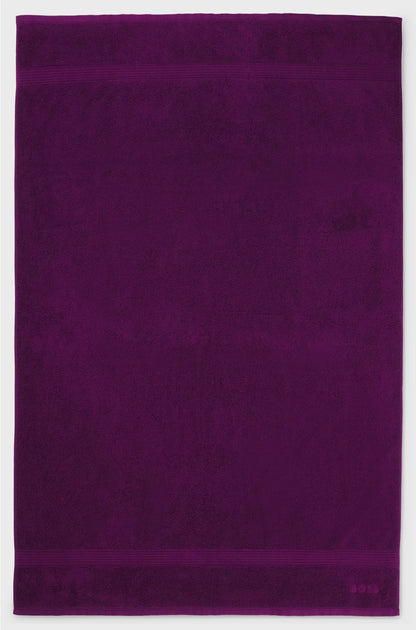 AEGEAN-COTTON BATH SHEET WITH TONAL LOGO
