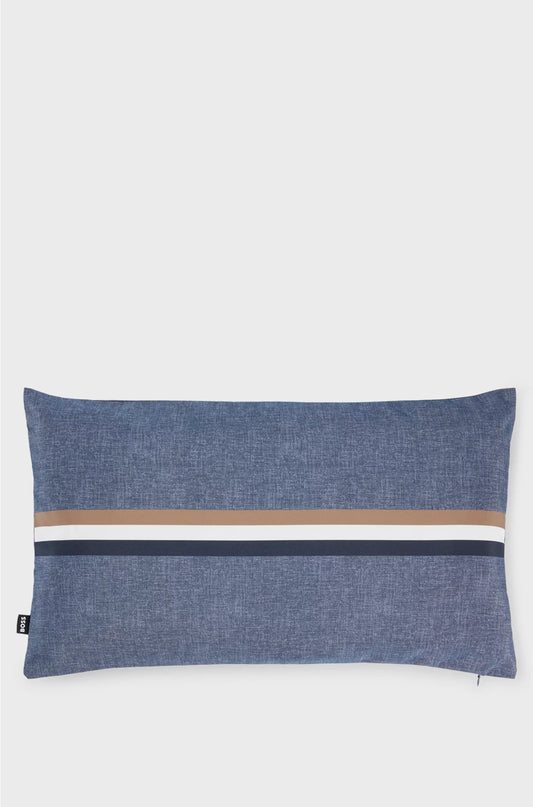 WATERPROOF OUTDOOR CUSHION COVER WITH SIGNATURE STRIPE