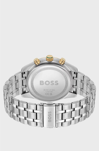 TWO-TONE CHRONOGRAPH WATCH WITH GREEN DIAL