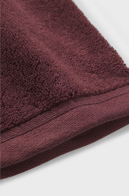 LOGO WASHING MITT IN AEGEAN COTTON